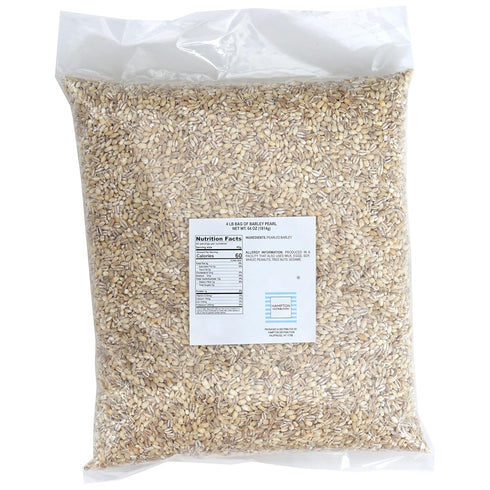 4 Barley Pearl, Pound Bulk Bag, Perfect for Hot Cereals, Salads or Hearty Stews
