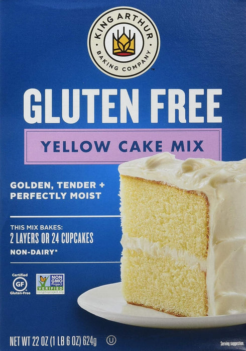 King Arthur Flour Gluten-Free Yellow Cake Mix 22 Oz, 1.38 Lb (Pack