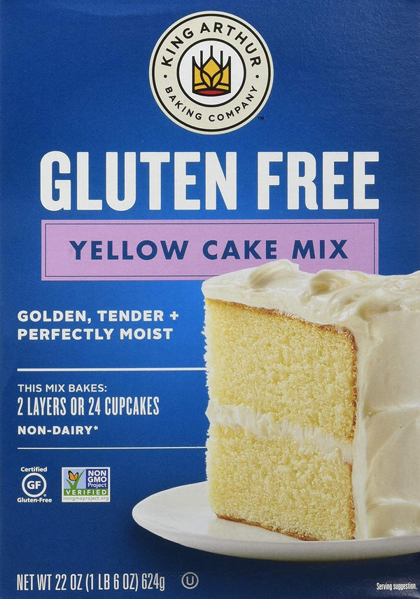 King Arthur Flour Gluten-Free Yellow Cake Mix 22 Oz, 1.38 Lb (Pack