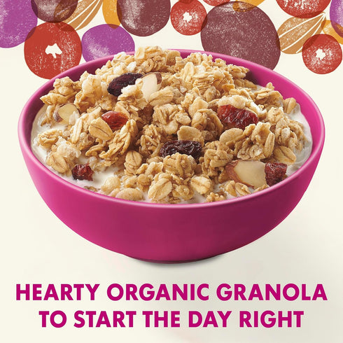 22 oz Cascadian Farm Organic Granola, Fruit and Nut Cereal, Resealable Pouch, Family Size