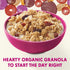 22 oz Cascadian Farm Organic Granola, Fruit and Nut Cereal, Resealable Pouch, Family Size