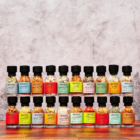 Set, Set Pack 20 Smokehouse by Thoughtfully Ultimate Grilling Spice Grill Seasoning Gift Flavors Include Chili Garlic