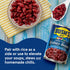16 oz (Pack 12) BUSH'S BEST Canned Dark Red Kidney Beans, Source of Plant Based Protein and Fiber, Low Fat, Gluten