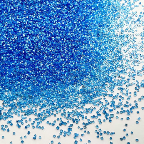 Rimmer 3.5 OZ SE Si&Moos Deep Blue Sanding Sugar Blue Edible Sparkling Sprinkles Sanding Sugar Crystals for Cookie