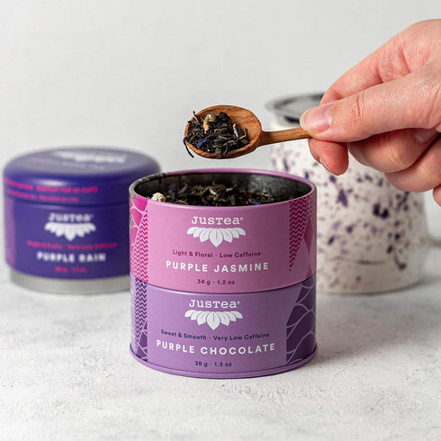 102 JUSTEA Purple Tea Trio, Jasmine , GR