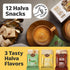 Pack 25 (2 Pack) Variety of Halvah Marble, Vanilla, and Walnut Israel Candy Bars Vegan-Friendly, Certified Kosher