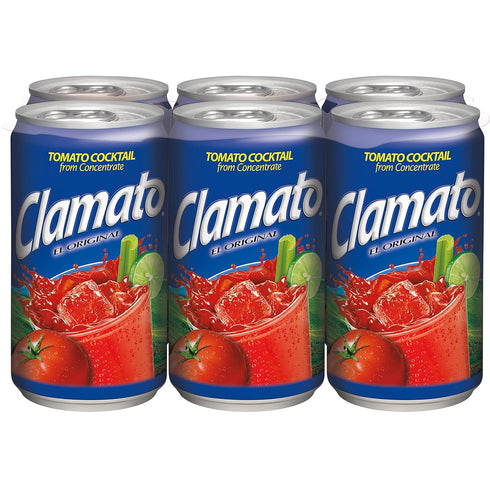5.5 oz (Pack 24) Clamato Original Tomato Cocktail, fl cans