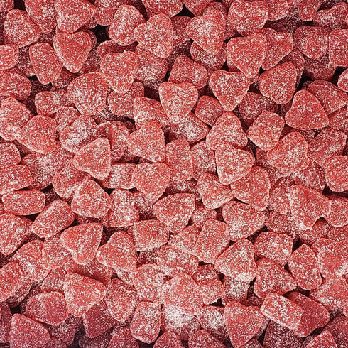 Candy Retailer Cinnamon Jelly Hearts 1 Lb