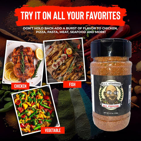 A Little Love Seasoning's Healthy Herbs and Spices Blend, Vegan Essentials for Cooking, Gluten Free, 4.3oz
