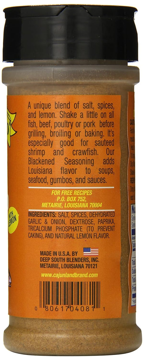 Cajun Land Blackened Redfish Seasoning, 6 Ounce