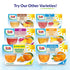 Dole Fruit Bowls No Sugar Added Snacks, Diced Pears 4oz, Gluten & Dairy Free, Bulk Lunch Snacks for Kids & Adults