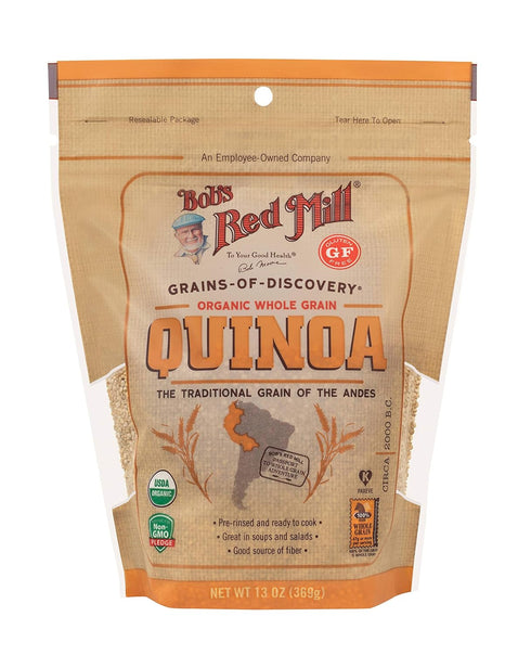 Bob's Red Mill Organic White Quinoa - 13 Ounce (Pack of 1),