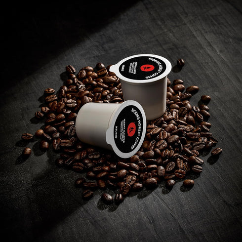 60-Count Kicking Horse Coffee, Happy Camper, Single Serve Keurig K-Cup Pods, Medium Roast Coffee, Box