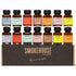 Smokehouse by Thoughtfully, Gourmet BBQ Sauce Sampler Variety Pack in Glass Bottles,