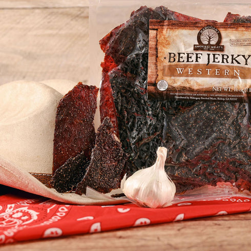 Mahogany Smoked Meats: Western Beef Jerky - 16oz