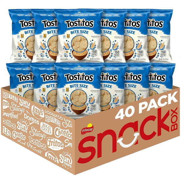 Tostitos, Bitesize Rounds, 1 Ounce (Pack of 40)