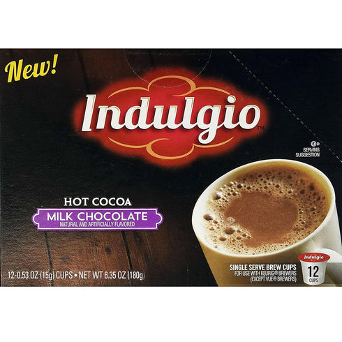 Trilliant Fg013073 Indulgio Milk Chocolate Hot Cocoa Single Serve Brew Cup