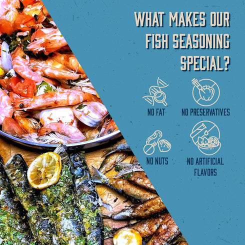 DennyMike’s Fintastic Seafood Seasoning Blend, Dill and Lemon Pepper for Fish and Shellfish, 24 oz