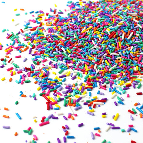 Ultimate Unicorn Rainbow Jimmies Sprinkle Mix, Sprinkles Made in USA by Sprinkle Pop, 2oz