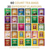 Pack (60 Count) 30 Twinings Tea Bags Sampler Assortment Variety Different Flavours for Tea Lovers: Her, Him, Women