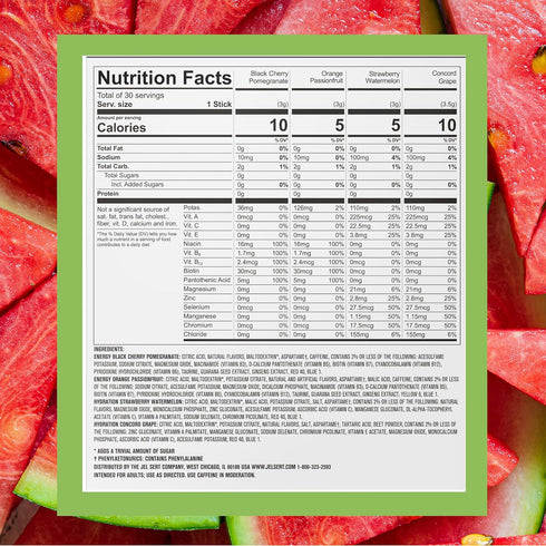 Pack, (Pack 60) PURE KICK Energy and Hydrate Singles To Go Drink Mix Variety Black cherry Pomegranate, Orange Passion