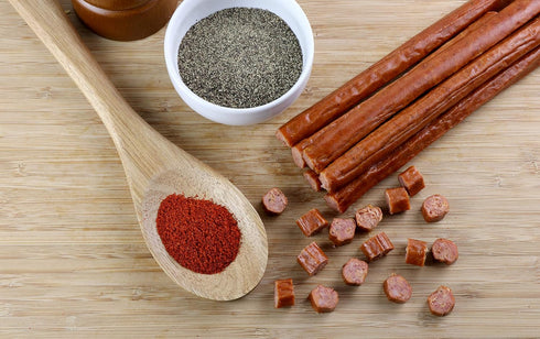 1 LB Pack Wenzels Farm Spicy Snack Sticks Supports Active Lifestyles Flavorful, Naturally Smoked High Protein, Low Carb