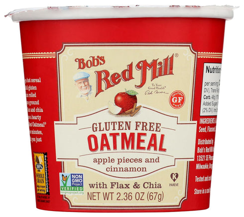 Bob's Red Mill Gluten Free Oatmeal Cup, Apple & Cinnamon (Single)