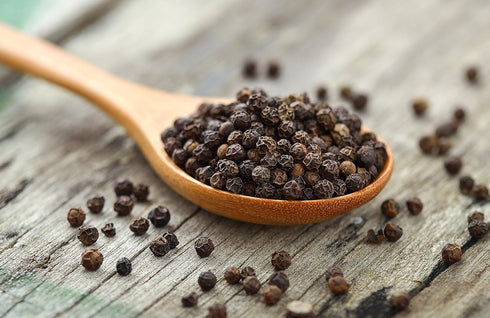 Coconut Country Living Organic Whole Black Peppercorns, Fair Trade Premium Grinder Refill, 8 oz