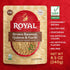 8.5 oz (Pack 6) Royal Basmati Brown Rice with Quinoa and Garlic - Ready to Heat Rice - Microwavable Pouch
