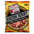 Slim Jim Bacon Jerky, Maple Flavor Meat Snacks, Easy, On-the-Go School, Work
