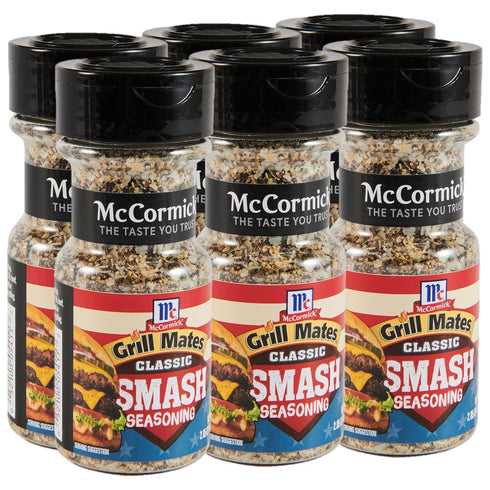 McCormick Grill Mates Classic Smash Seasoning, 2.85 oz (Pack of 6) - Brown