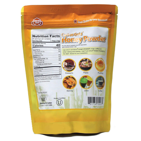American Bio Center 16 Cactus Gold Honey Powder, Ounce Unit