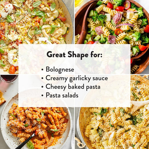 12 (4 Pack) DeLallo Gluten Free Fusilli Brown Rice Pasta, Non-GMO, All Natural, Made in Italy, Kosher, Tree Nut Free