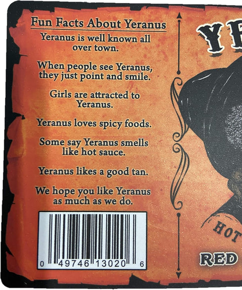 Yeranus Berns Sweet and Smokey Jalapeno Hot Sauce (Hot)