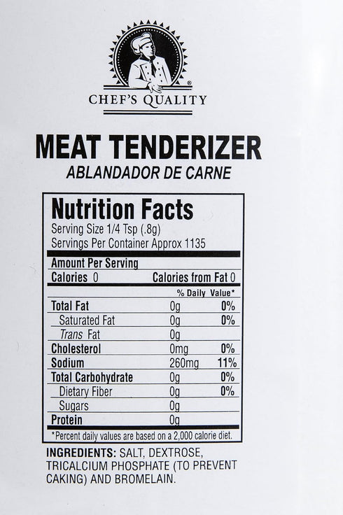 Chef's Quality 32 Oz Chefs Quality Meat Tenderizer with No MSG Added - Bottle