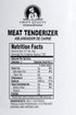 Chef's Quality 32 Oz Chefs Quality Meat Tenderizer with No MSG Added - Bottle