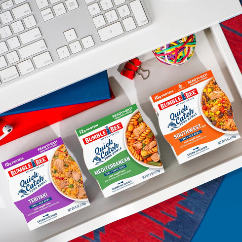 6 oz (Pack 1) 14g Bumble Bee Quick Catch Mediterranean Pasta, Wild Caught Tuna and Pasta Bowl, of - Ready to Enjoy