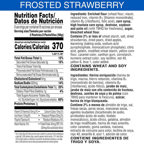 Pack, (64 Pop-Tarts Toaster Pastries, Breakfast Foods, Kids Snacks, Value Frosted Strawberry Pop-Tarts)