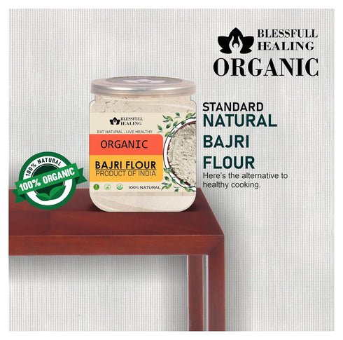 Blessfull Healing 1 lb (453 Organice BAJRI FLOUR Gram)
