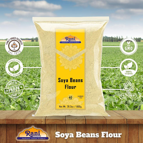 28oz (800g) Rani Soya Beans Flour (Soy flour) ~ All Natural | Vegan | Gluten Friendly | NON-GMO | Kosher | Indian