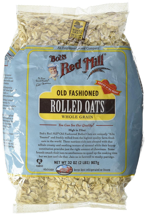 Bobs Red Mill Rolled Regular Oats, 32 Ounce