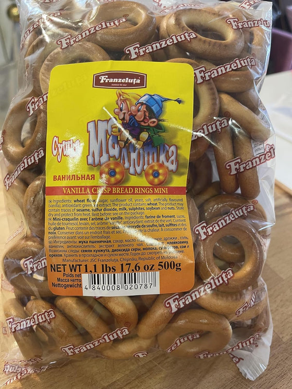 Generic Vanilla Bread Rings, Traditional Mini Size, Bulk Pack