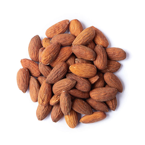 1 Food to Live Organic Dry Roasted Whole Almonds with Himalayan Salt, Pound Non-GMO, Oven Roasted, Lightly Salted, No