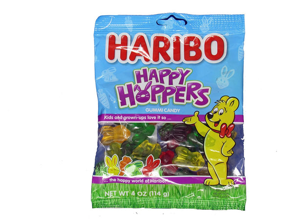 Haribo Happy Hoppers Gummi Candy, 4 oz