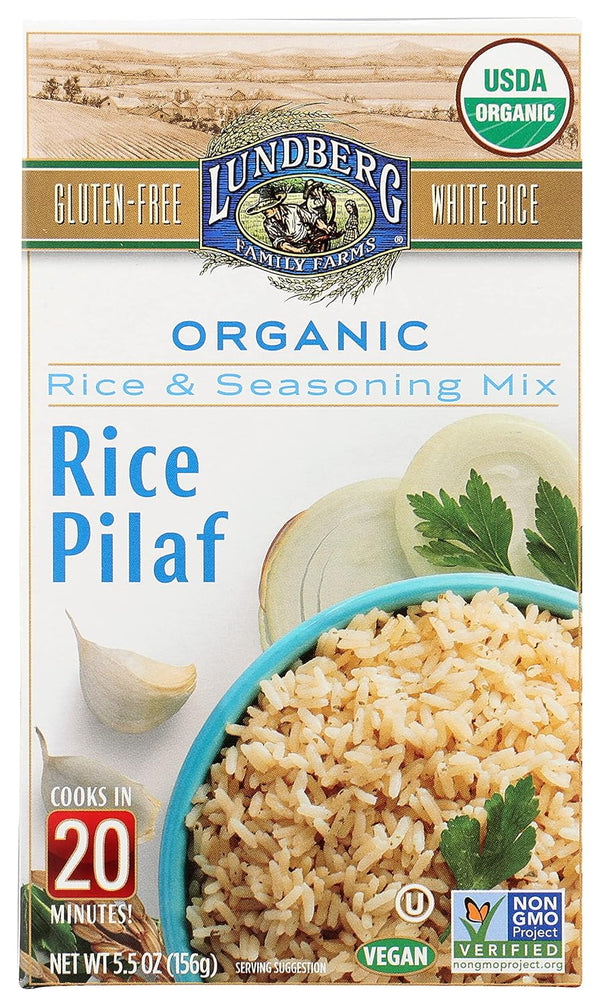 Lundberg Organic Rice Pilaf, Gluten-Free, Vegan, 20 Minute Cook Time, 5.5 oz
