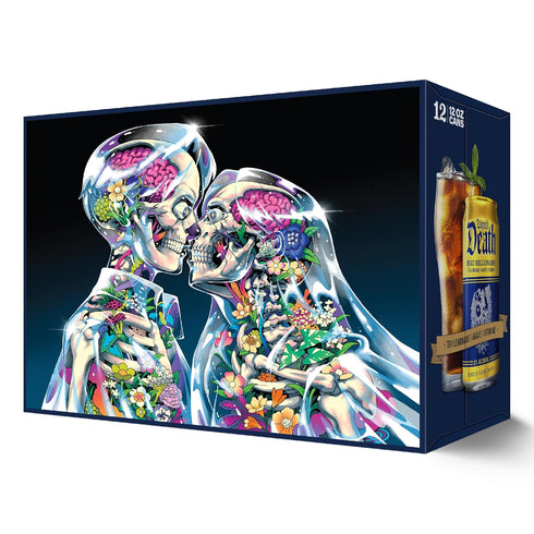 12 Oz (Pack 12) Liquid Death Iced Tea - Dead Billionaire (Black Tea/Lemonade), Less Sugar*, Boost of Caffeine, B