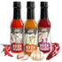 Beer-infused Hot Sauce Variety 3-pack (Includes Asian Sriracha, Garlic Serrano, & Roasty