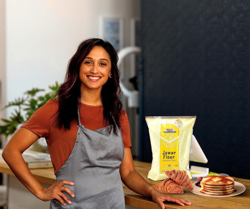 32oz (2lbs) 908g Rani Juwar (Sorghum) Flour ~ All Natural | Vegan | Gluten Friendly | NON-GMO | Kosher | Indian Origin