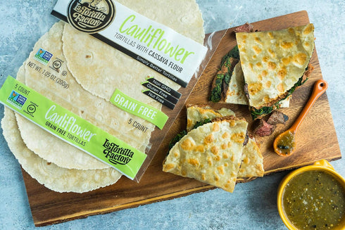 5-Count, 6 Packages La Tortilla Factory Grain-Free Cauliflower Tortillas