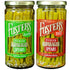 Foster's Hot Pickled Asparagus Spears in a Jar, Spicy Variety Pack, Jalapeo